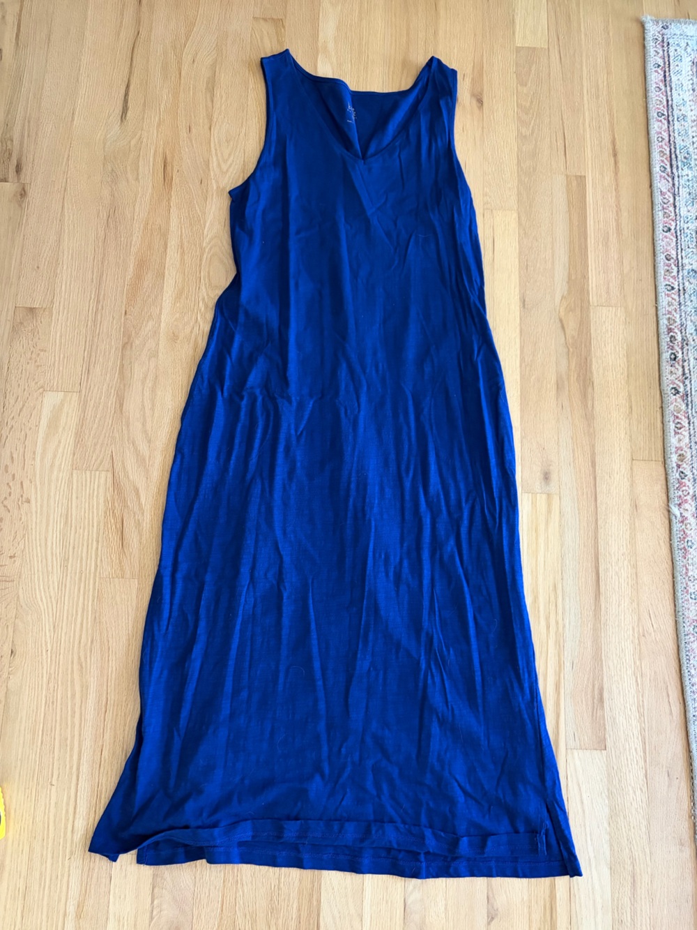 Belle by Kim Gravel v neck Tank Maxi Dress medium cotton modal